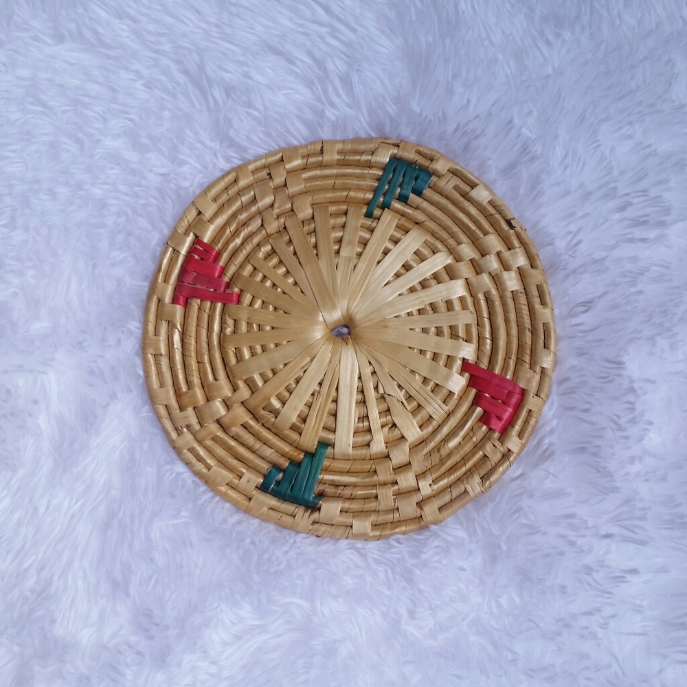 Vintage Wicker Trivet